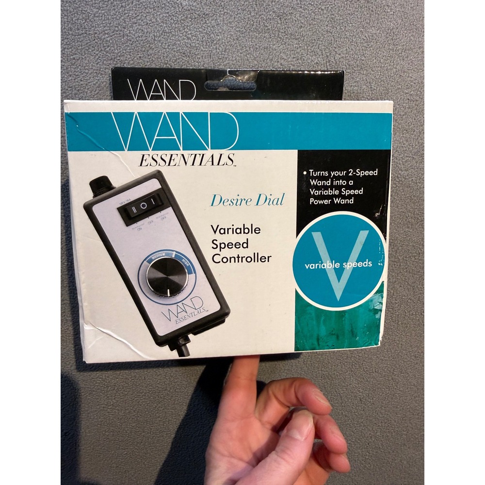 Wand Essentials Desire Dial Variable Speed Controller for Wand Massagers Black